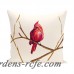 August Grove Agave Cardinal Print Outdoor Throw Pillow ATGR8100